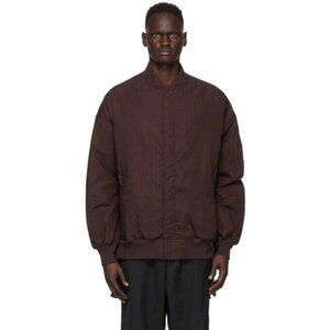 Y-3 Yohji Yamamoto Ch2 Gfx Bomber Jacket XS Mens Burgundy YS Adidas NWT